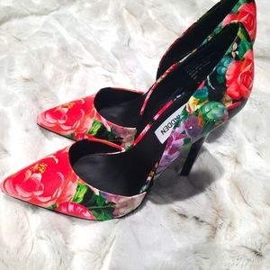 Steve Madden floral stilettos